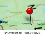 Puolanka pinned on a map of Finland
