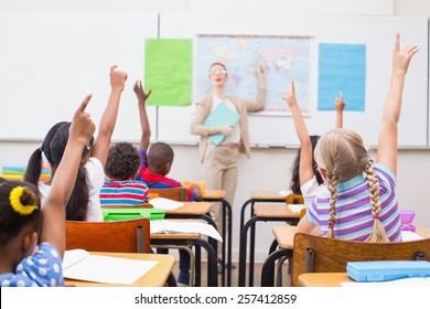 7,358 Pupil raising hand Images, Stock Photos & Vectors | Shutterstock