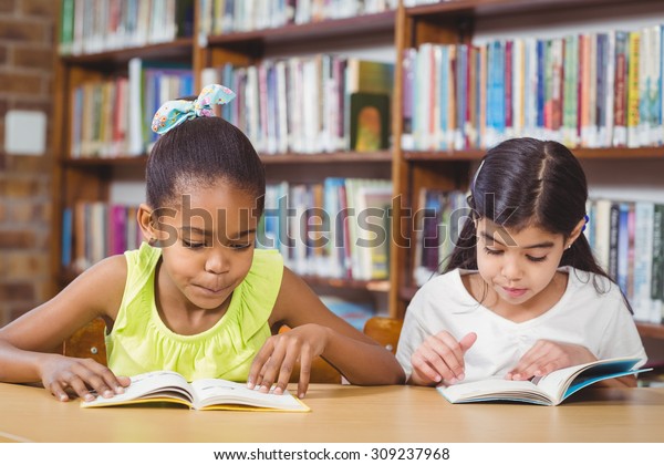 Pupils Reading Books Library School Stock Photo 309237968 | Shutterstock