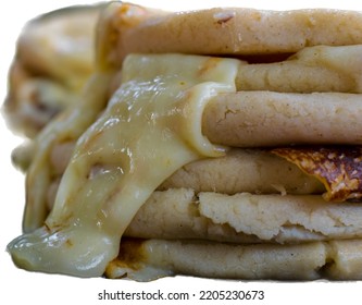 Pupusas Typical Dish El Salvador Served Stock Photo 2205230673