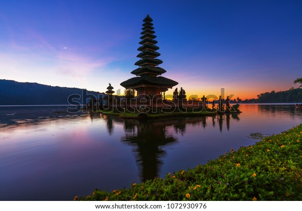 Pura Ulun Danu Beratan Temple Silhouette Stock Photo Edit Now