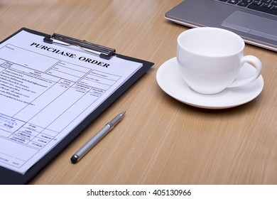 Purchase order - Shutterstock ID 405130966