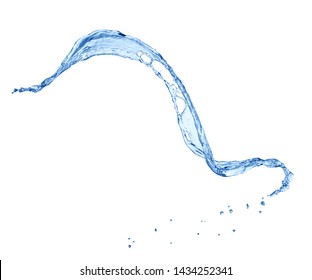 Pure Blue Water Splash Isolated On Stock Photo 1434252341 | Shutterstock