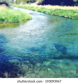 Pure Clean Spring Water Stream