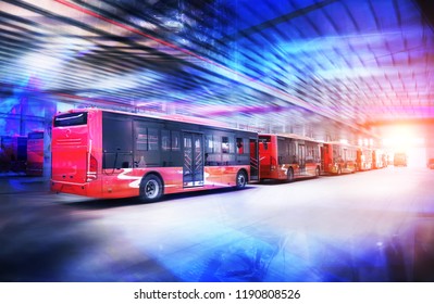 Pure Electric Buses In Factories