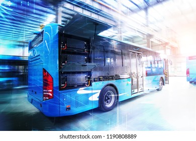 Pure Electric Buses In Factories