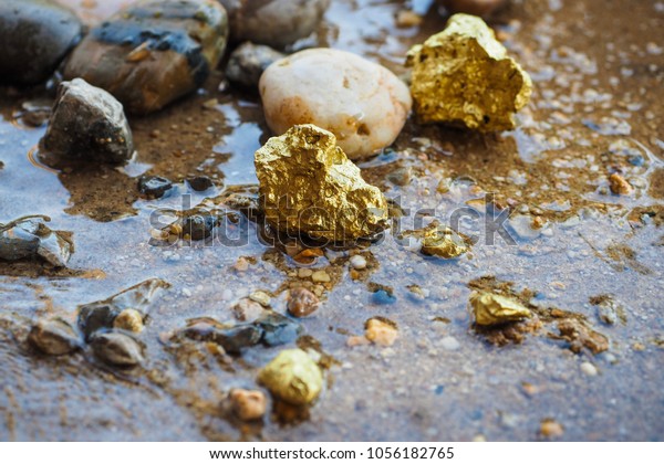 Pure Gold Ore Mineral Ore Rocks Stock Photo 1056182765 | Shutterstock