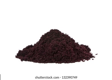 Pure Organic And Raw Acai Berry Powder.