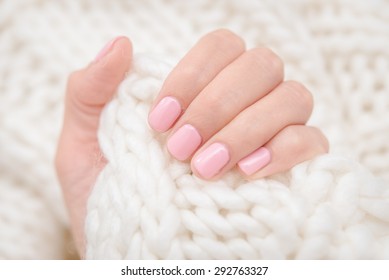 Pure Pink Nails 