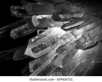 Pure Quartz, A Clear Macrocrystalline Variety Of Silica