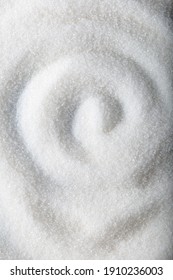 Pure Refined Sugar. Granulated White Sugar. Background And Texture.