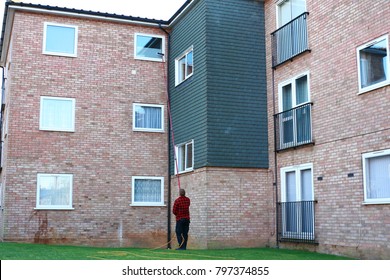 Pure Water High Reach Window Cleaning On Residential Flats