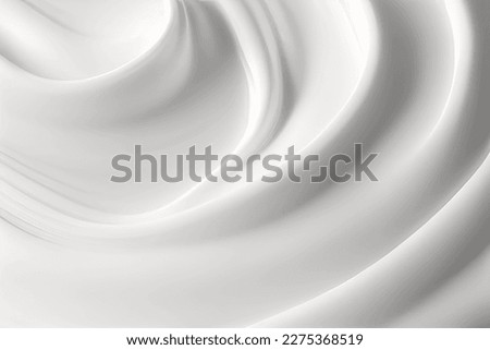 pure white creamy lotion skin care cream or yoghurt texture background pattern