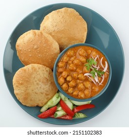 Puri And Chole Traditional Indian Food