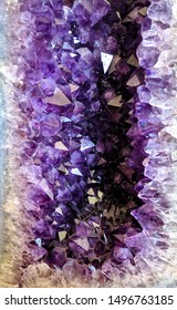 Purple Amethyst Cave Points Crystal