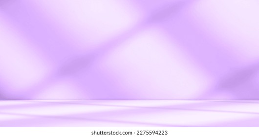 Purple Background Wall Floor Kitchen Product Light Shadow Nature Texture Pattern from Window Abstract 3d House Table Construction Building White Interior room Mockup Product Beauty Restro  Grunge.