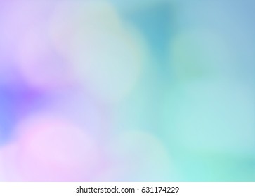 Purple And Blue Gradient Backdrop With Bokeh Effect. Abstract Blurred Background.