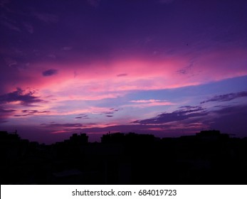 Purple And Blue Sky