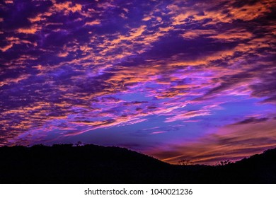 Purple And Blue South Texas Sunset