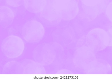 Purple Bokeh Glitter Soft Light Sparkling Love Valentine Pastel Background. Celebration New Year Wedding Anniversary Happy Joyful Romantic Backdrop.