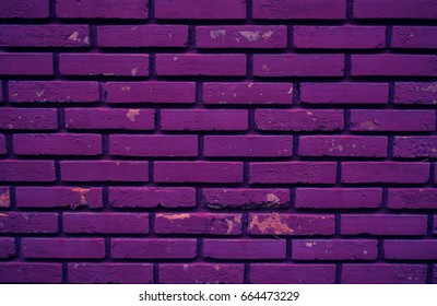 Purple Brick Wall