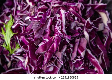 purple cabbage salad vegetable dish healthy meal food snack on the table copy space food background rustic top view keto or paleo diet veggie vegan or vegetarian food - Powered by Shutterstock