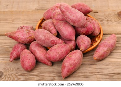 Purple Colored Sweet Potatoes 
