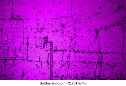 Purple concrete wall texture background  Cement wall and red   purple neon dark background