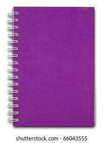 The Purple Cover Of Note Book