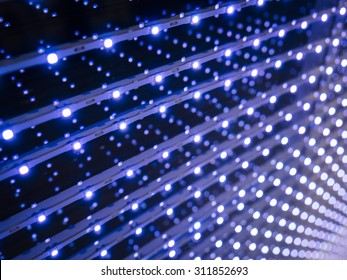 Purple Dot pattern Led light Abstract background pattern Technology concept Virtual background