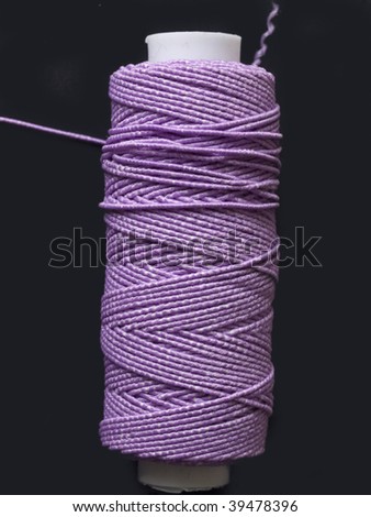 purple elastic bobbin