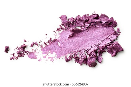 Purple Eye Shadow Isolated On White Background