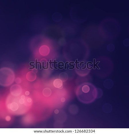 Purple Festive Christmas  elegant  abstract background with  bokeh lights and stars