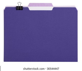 Purple File Folder With Path