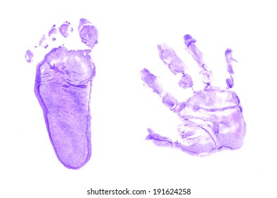 687 Children footprint handprint Images, Stock Photos & Vectors ...