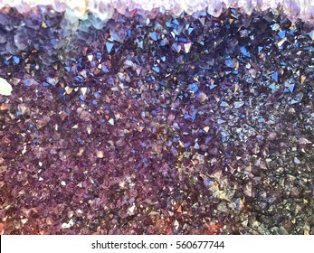 Purple Geode Gemstone Background