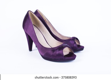 Purple High Heels Shoes