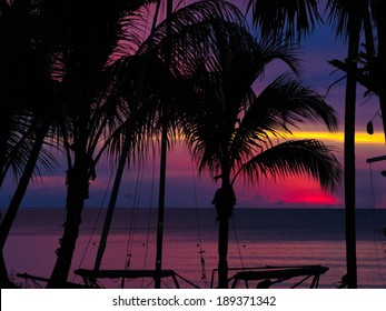 Purple Jamaican sunset 