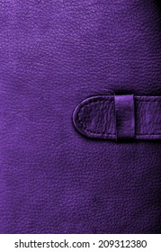 Purple Leather With Clasp