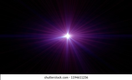 Purple Lens Flare Light