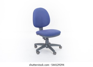  Purple Office Chair Isolated On White Background