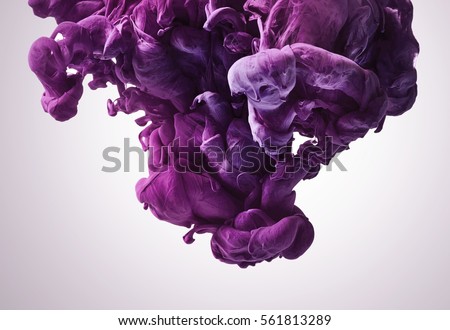 Purple paint splash. Abstract background