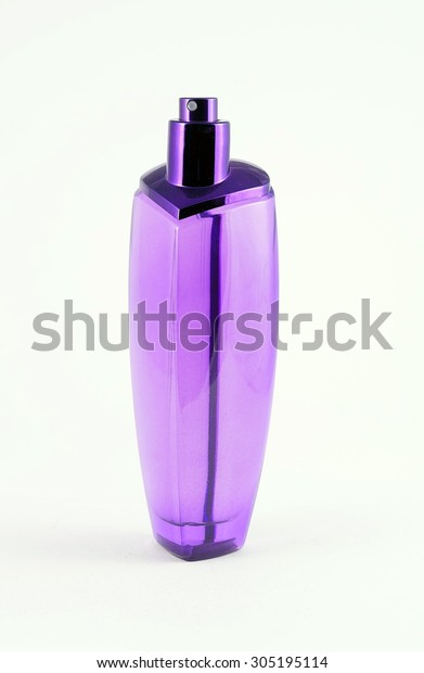 purple perfume bottle