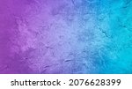 Purple pink turquoise teal abstract background. Color gradient. Toned rough surface texture. Painted old concrete cement wall. Colorful background with copy space for design. Backdrop.