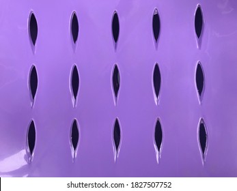 Purple Plastic Chair Close Up, Taken Only For The Seat