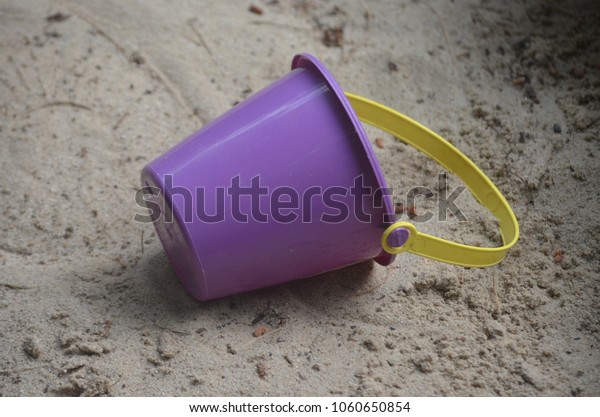 purple sand pail