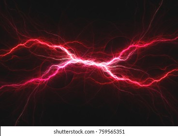 red and purple lightning