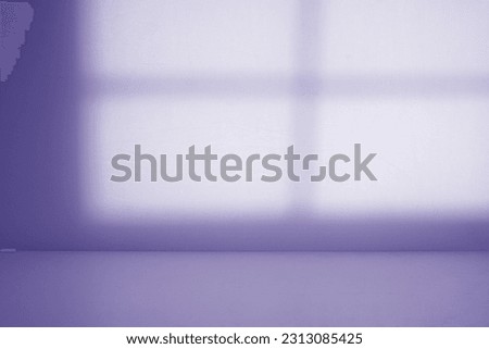 Purple room with window shadow overlay