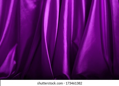 Purple Silk Background Close Up