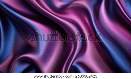 Purple Silk Drape Texture Background 